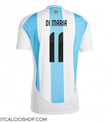 Argentina Angel Di Maria #11 Prima Maglia Copa America 2024 Manica Corta